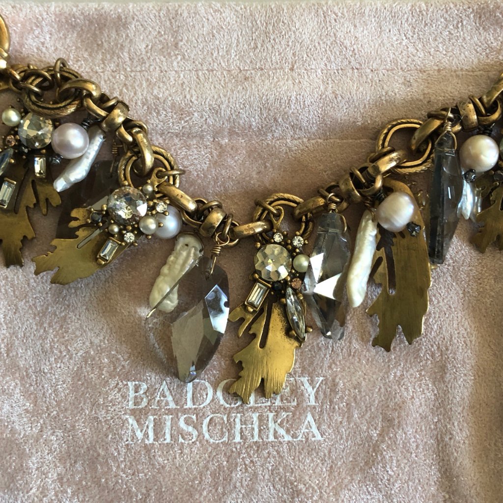 Vintage Badgley Mischka Rhinestones Crystals And Pearls Bracelet 150$